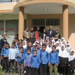 Students with Afghanistan's Ministry of Education Spokesman, HRF and OWA Staff